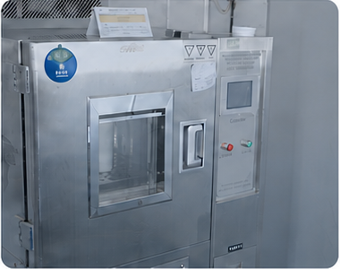 An environmental chamber used for long-term material and product verification.
